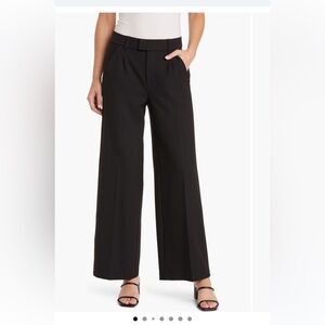 Wit & Wisdom Ab-Solution Black Wide-Leg Pants